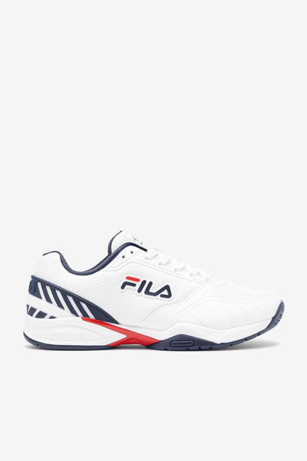 Tênis Pickleball Fila Homem Branco/Azul Marinho/Vermelhas - Fila Volley Zone En Portugal,ZYXE-62195